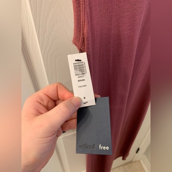 NWT WILFRED FREE BRUNI MIDI DRESS - Picture 3 of 5